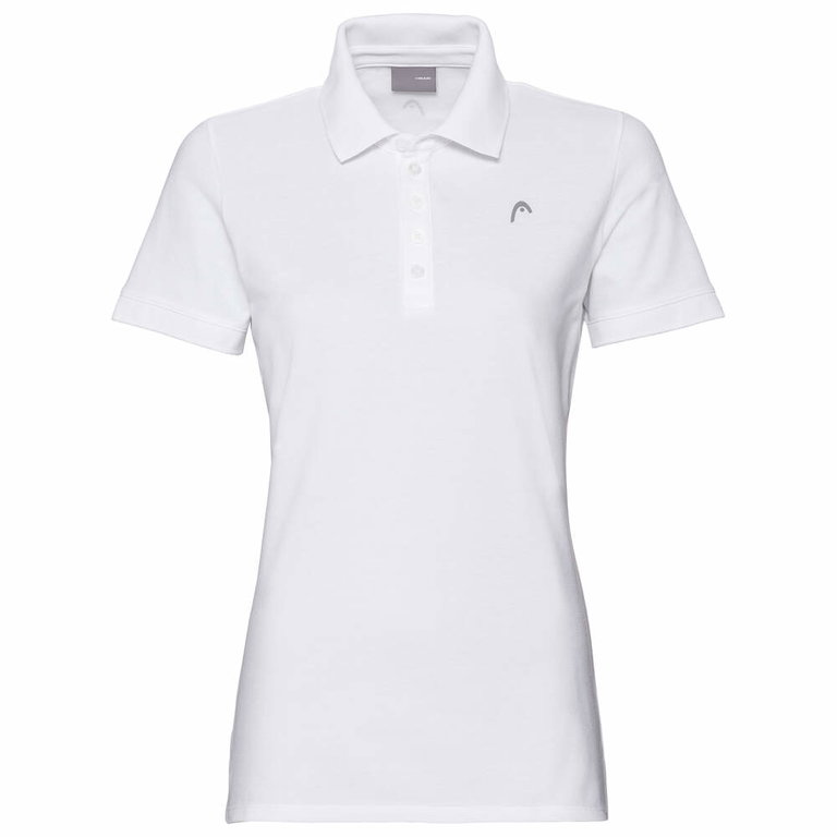Head Leisure Polo (100% Cotton) White Women
