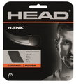 Besaitung mit Tennissaite Head Hawk (Haltbarkeit+Power) grau