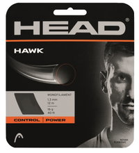 Head Tennissaite Hawk (Haltbarkeit+Power) grau 12m Set