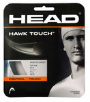 Head Tennissaite Hawk Touch (Haltbarkeit+Kontrolle) anthrazitgrau 12m Set