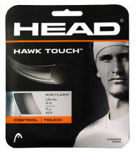 Head Tennissaite Hawk Touch (Haltbarkeit+Kontrolle) anthrazitgrau 12m Set