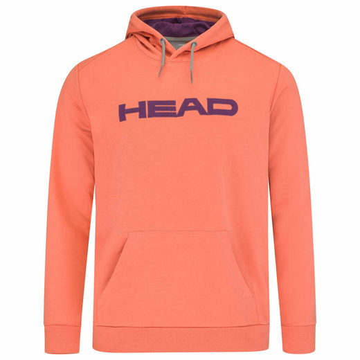 Head Kapuzenpullover Hoodie mit Kapuze Club Byron orange Kinder