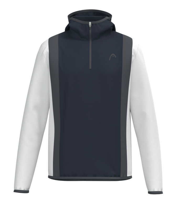 Head Kapuzenpullover Club 25 Tech Hoodie (100% Polyester) navyblau/weiss Herren