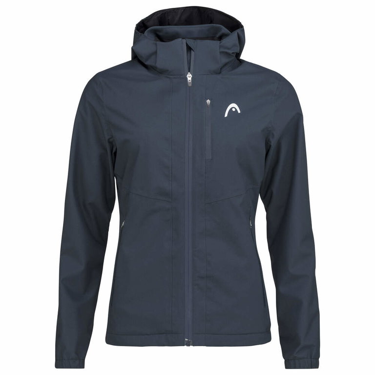 Head Sport-Jacke Coach mit Kapuze (wasserabweisend, 100% Polyester) navyblau Damen