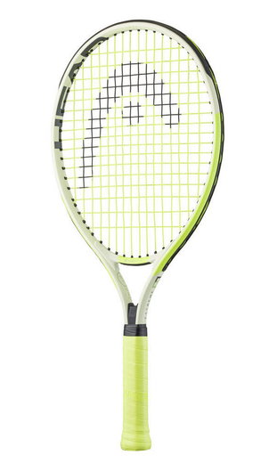Head Kinder-Tennisschläger Extreme JR 21in (4-7 Jahre) 2024 gelb/grau - besaitet -