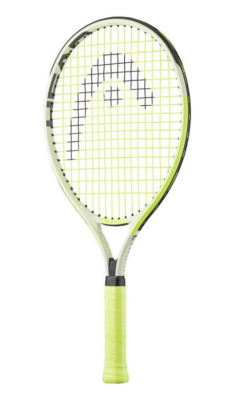 Head Kinder-Tennisschläger Extreme JR 21in (4-7 Jahre) 2024 gelb/grau - besaitet -