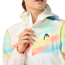 Head Hooded Jacket Blur (elastic waistband) white/multicoloured Ladies