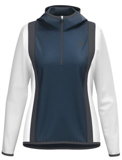 Head Kapuzenjacke Club 25 Tech Hoodie (100% Polyester) 2025 navyblau/weiss Damen