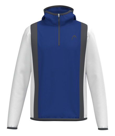 Head Kapuzenpullover Club 25 Tech Hoodie (100% Polyester) royalblau/weiss Herren
