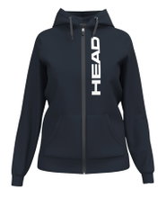 Head Hooded Sweatshirt Club Original Hoodie Full-Zip (Cotton Blend) navy blue Ladies