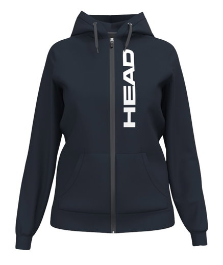 Head Kapuzenpullover Club Original Hoodie Full-Zip (Baumwollmix) navyblau Damen