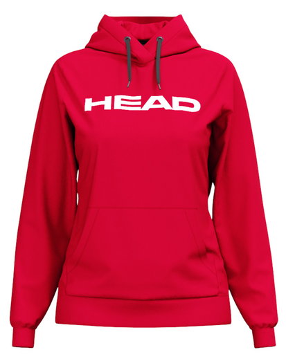 Head Kapuzenpullover Club Original Hoodie (Baumwollmix) rot Damen