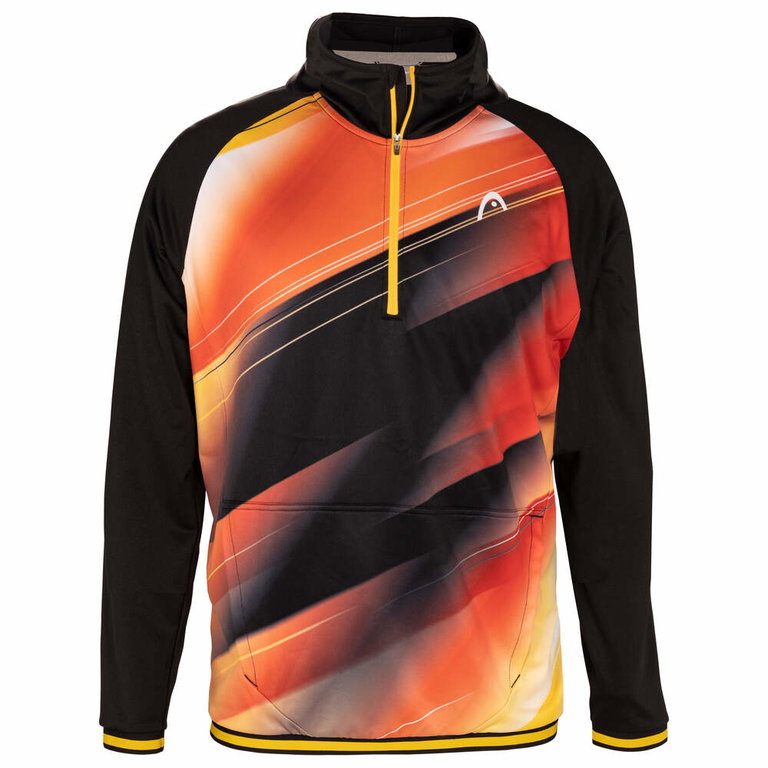 Head Kapuzenpullover DTB Topspin Hoodie 2024 schwarz/bunt Jungen