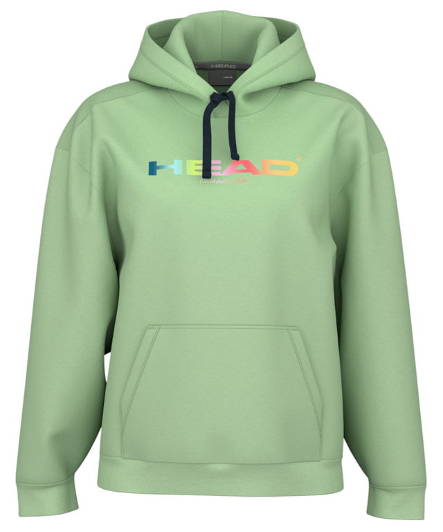 Head Rally Hoodie (Mixed Fabric) Green Ladies
