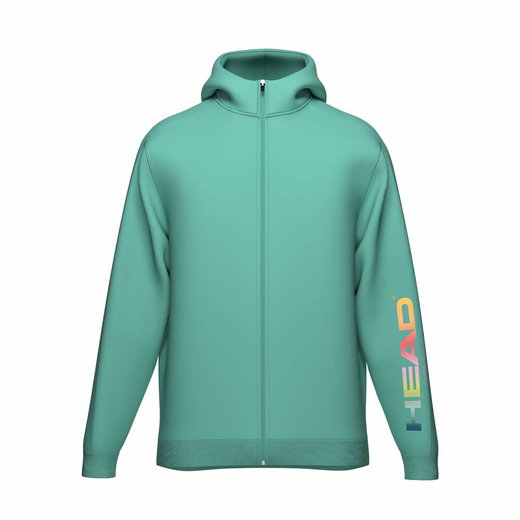 Head Kapuzenpullover Rally Hoodie Full-Zip (Mischgewebe) 2026 türkis Herren