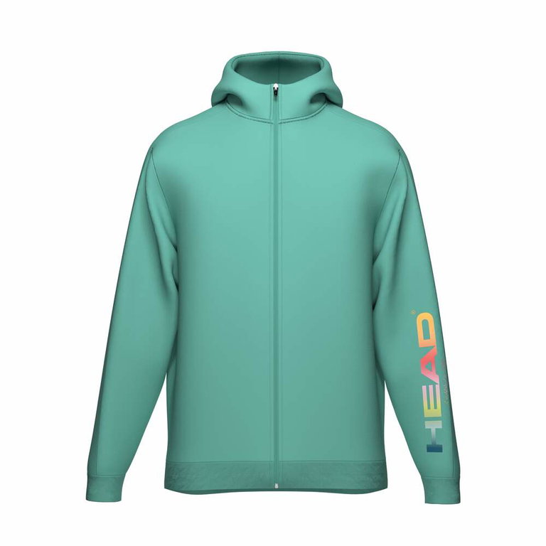 Head Kapuzenpullover Rally Hoodie Full-Zip (Mischgewebe) 2026 türkis Herren