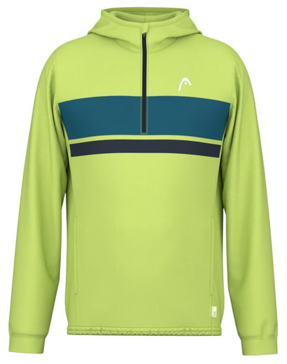 Head Kapuzenpullover Topspin Hoodie (100% Polyester) limegrün Herren