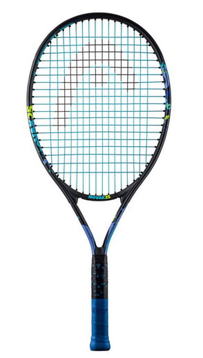 Head Kinder-Tennisschläger Novak 25in (9-12 Jahre) 2024 dunkelblau - besaitet -