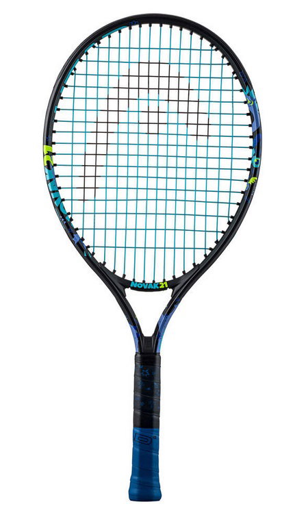 Head Kinder-Tennisschläger Novak 21in (4-7 Jahre) 2024 dunkelblau - besaitet -