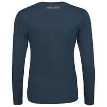 Head Tennis Long Sleeve Shirt Club Linda (Cotton Blend) Navy Blue Women