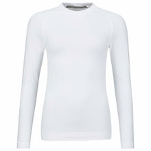 Head Functional Underwear Long Sleeve Shirt Flex Seamless White Women