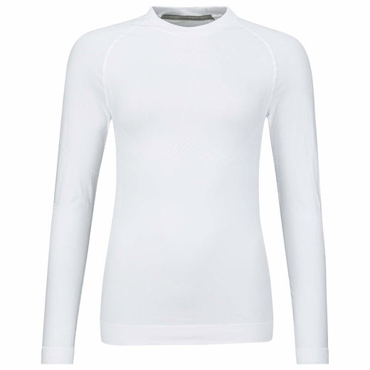 Head Funktionsunterwäsche Langarmshirt Flex Seamless (nahtlos) weiss Damen