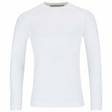 Head Functional Underwear Long Sleeve Shirt Flex Seamless (seamless) white Men