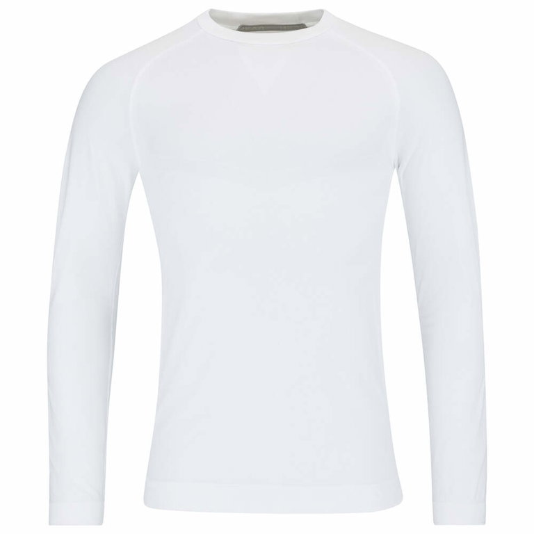 Head Funktionsunterwäsche Langarmshirt Flex Seamless (nahtlos) weiss Herren