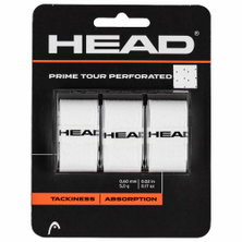 Head Overgrip Prime Tour Perforowany 0,6 mm (komfort, chwytność) biały 3 szt.