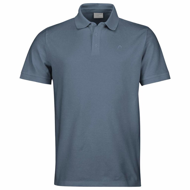 Head Freizeit-Polo Classic (bawełna) ciemnoszare męskie