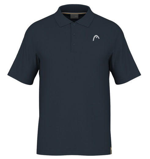 Head Tennis Polo Performance 2024 (Polyester Jacquard, quick-drying) navy blue Men