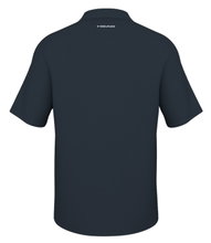 Head Tennis Polo Performance 2024 (Polyester Jacquard, quick-drying) navy blue Men