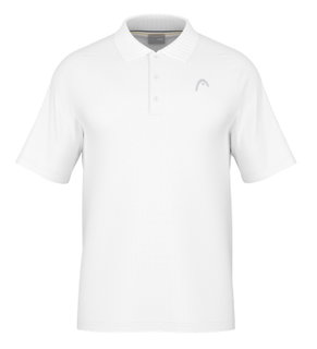 Head Tennis Polo Performance 2024 (Polyester Jacquard, quick-drying) white Men