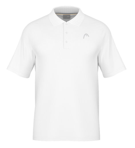 Head Tennis-Polo Performance 2024 (Polyester-Jacquard, schnelltrocknend) weiss Herren
