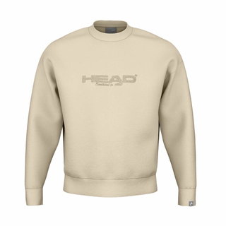 Head Pullover Motion Crewneck (Baumwolle) beige Herren