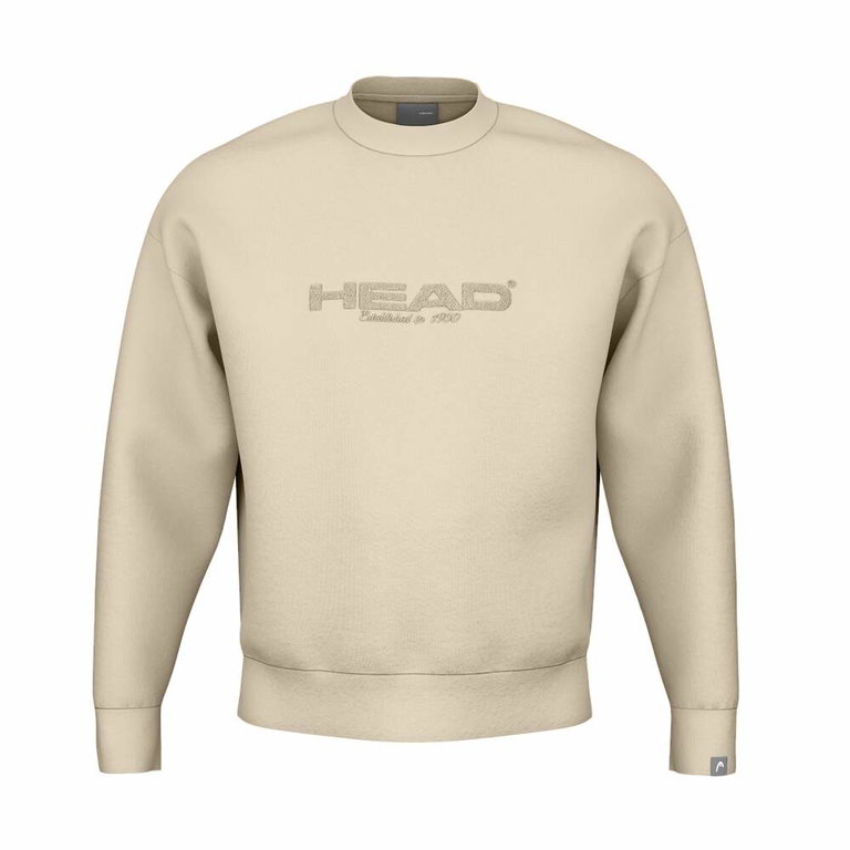 Head Pullover Motion Crewneck (Baumwolle) beige Herren