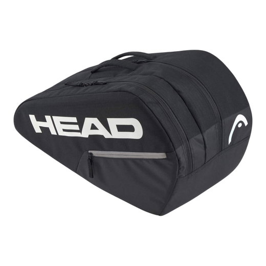 Head Racketbag Base Padel Bag M (Schlägertasche, 2 Hauptfächer) schwarz 6er