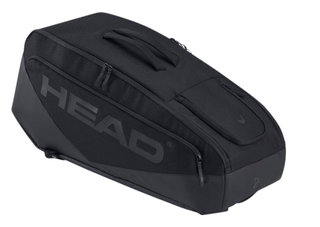 Head Tennis Racket Bag Djokovic Pro X Racquet Bag L (Racket Bag, 2 Main Compartments) 2025 black 9-pack