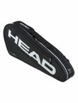 Head Tennis-Racketbag Tour Racquet Bag S (Schlägertasche, 1 Hauptfach) 2026 schwarz 3er