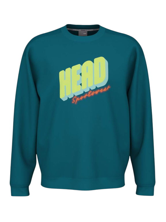 Head Pullover Rally Crewneck (Mischgewebe) tealgrün Herren