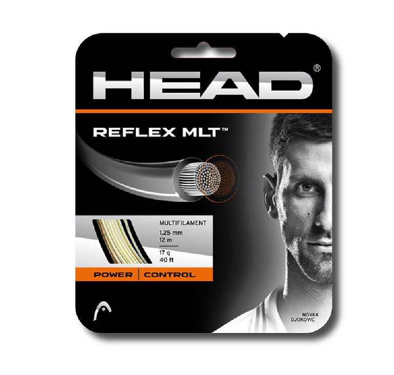 Head Tennissaite Reflex MLT (Armschonung+Touch) natur 12m Set