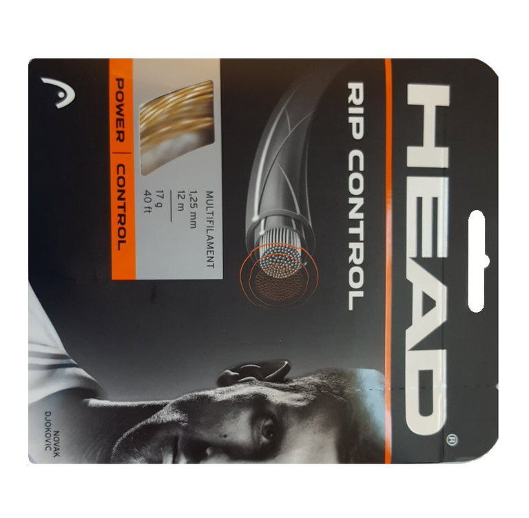 Stringing with Tennis String Head Rip Control Beige