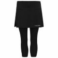 Head Tennisrock (Rock + 3/4 Tights) Club schwarz Damen