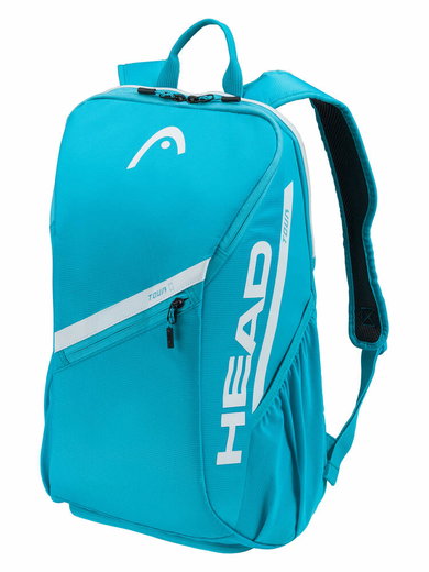 Head Tennis-Rucksack Tour (Schlägerfach, mit Schuhfach, 25 Liter) 2026 blau