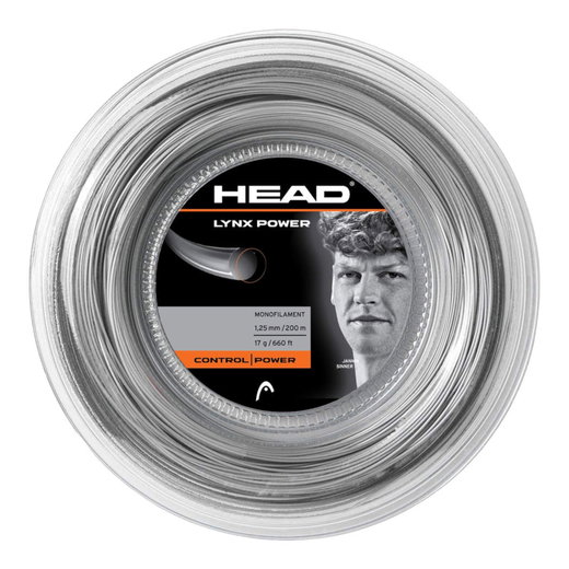 Head Tennissaite Lynx Power (Power+Kontrolle) grau 200m Rolle