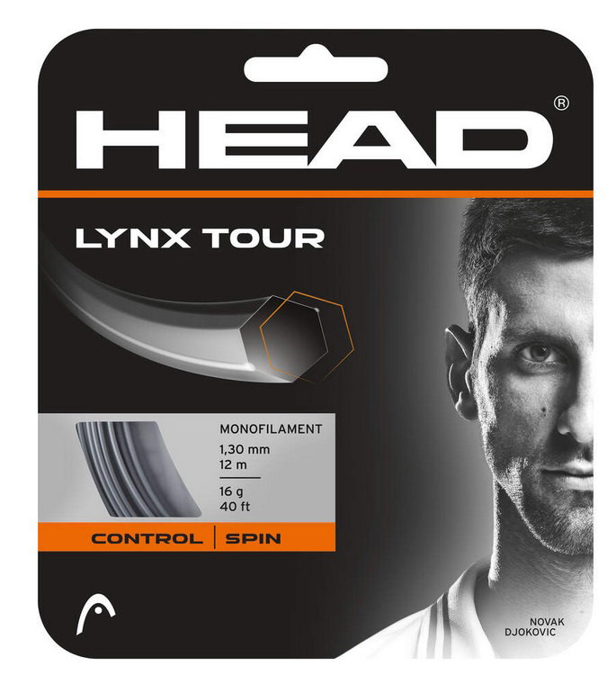 Besaitung mit Tennissaite Head Lynx Tour grau