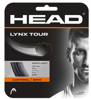 Head Tennissaite Lynx Tour (Kontrolle+Spin) schwarz 12m Set