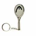 Head Schlüsselanhänger Mini-Tennisschläger Squared grau - 1 Stück