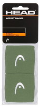 Head Sweatband Wrist Logo green - 2 pieces