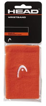 Head Schweissband Handgelenk Jumbo Logo orange - 2 Stück